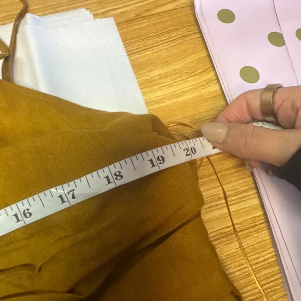 Banana Republic Linen-Blend Tie-Back Peplum Camisole Top Size XL NWT - Picture 12 of 13